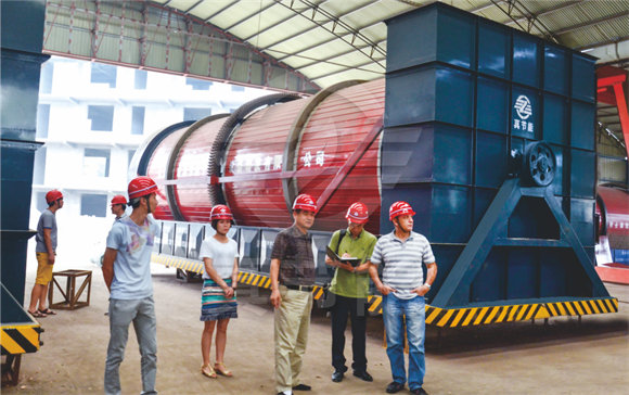 化工污泥烘干設備考察訪問 化工污泥烘干設備考察訪問