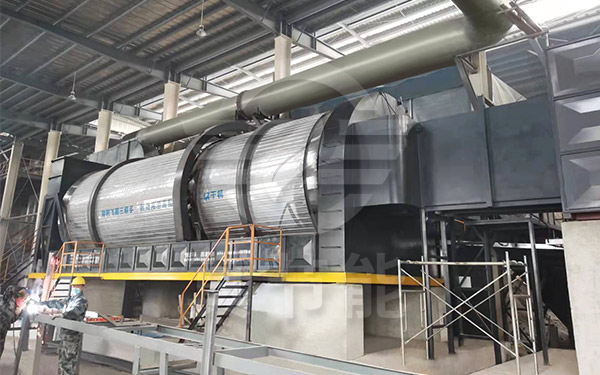 活性污泥烘干機運行現場 活性污泥烘干機運行現場