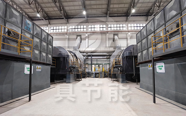 有機污泥烘干機運行現場 有機污泥烘干機運行現場